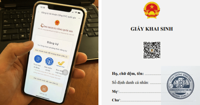 giấy khai sinh mới có mã qr - Hình 4
