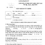 Giấy khám sức khỏe đi học: Hướng dẫn chi tiết từ A đến Z cho phụ huynh và học sinh giấy khám sức khỏe đi học