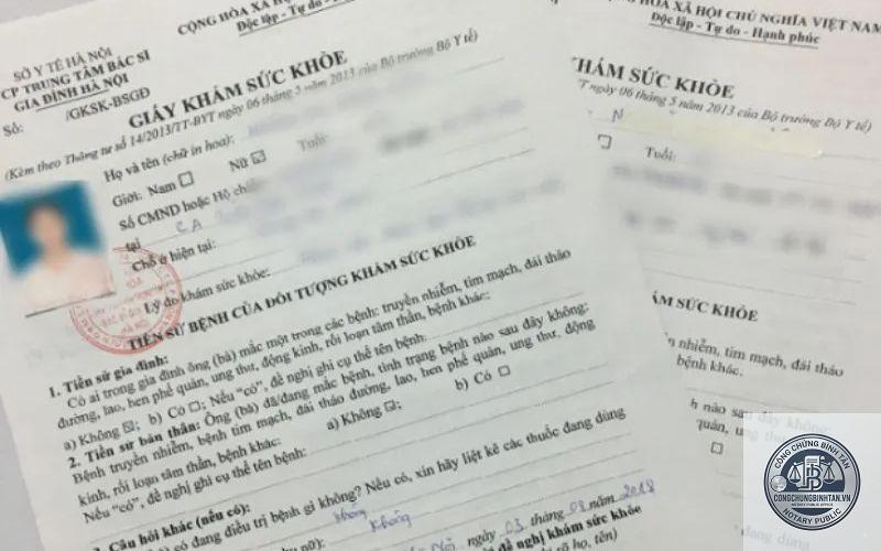 giấy khám sức khỏe đi nước ngoài - Hình 4