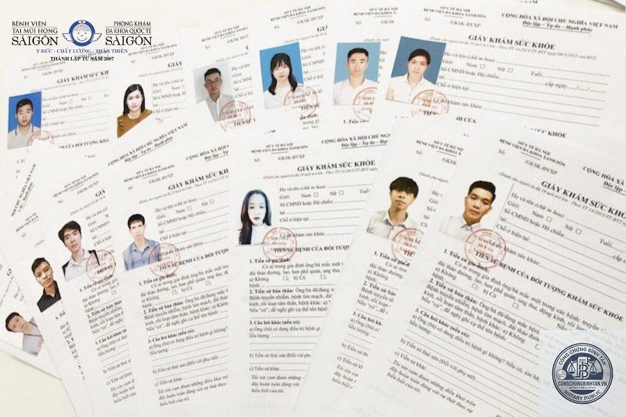 giấy khám sức khỏe xin việc - Hình 3