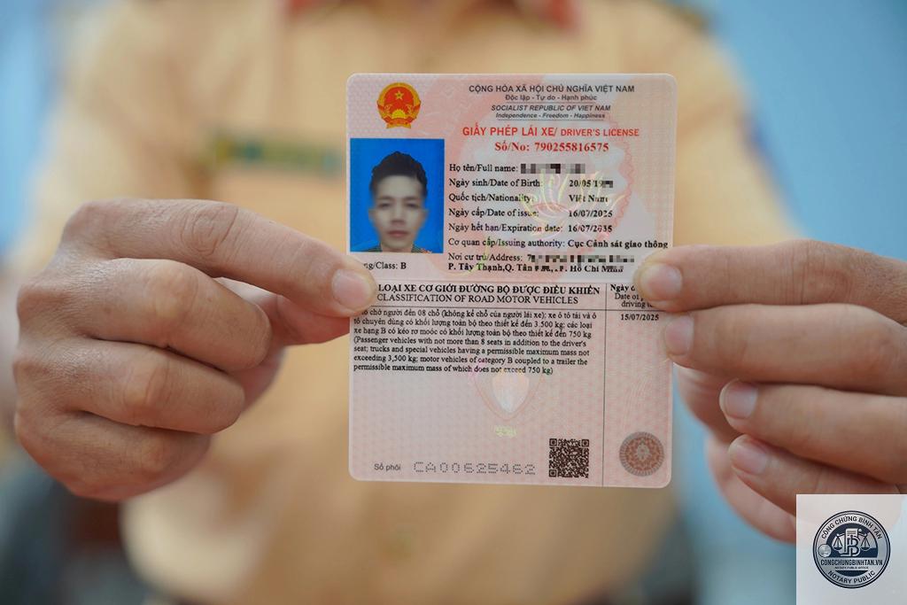 giấy phép lái xe - Hình 3