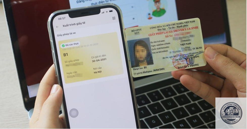 giấy ph&eacute;p l&aacute;i xe t&iacute;ch hợp VNeID - H&igrave;nh 5