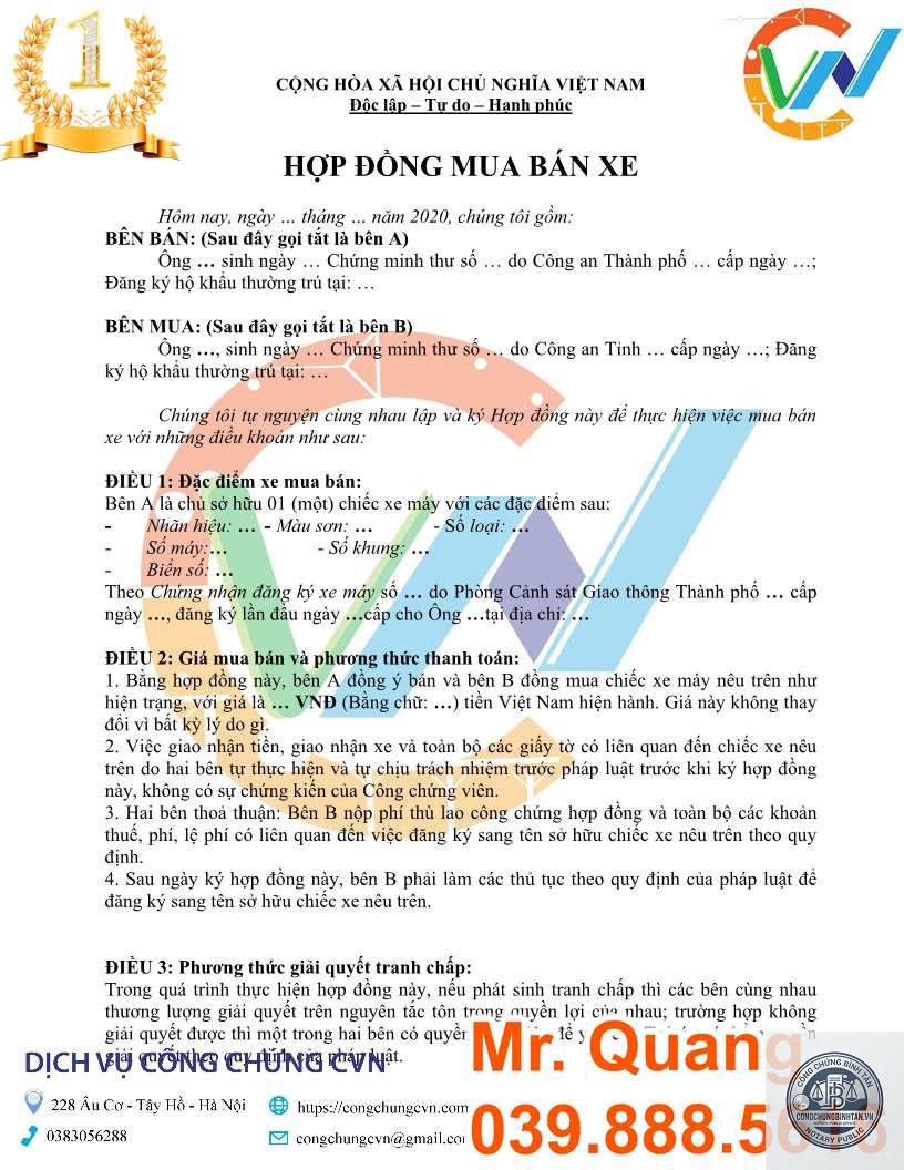 giấy tờ c&aacute; nh&acirc;n khi b&aacute;n xe m&aacute;y - H&igrave;nh 4