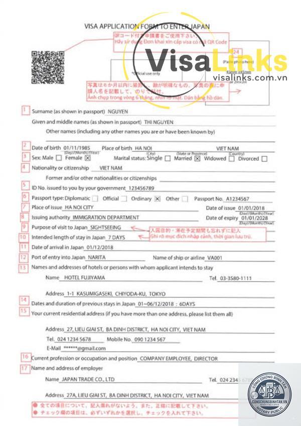 giấy tờ cá nhân xin visa - Hình 5
