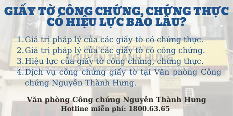 giấy tờ đã chứng thực có giá trị bao lâu - Hình 4