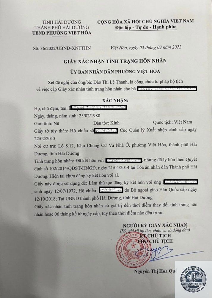giấy tờ định cư nước ngoài