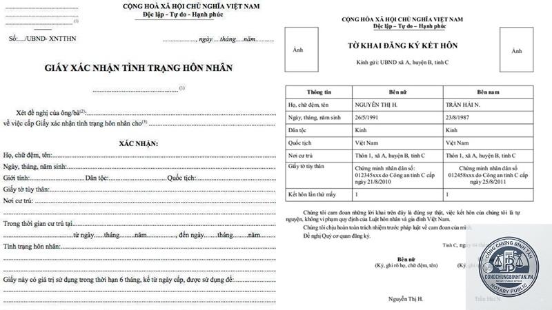 giấy tờ kết hôn với người nước ngoài - Hình 2