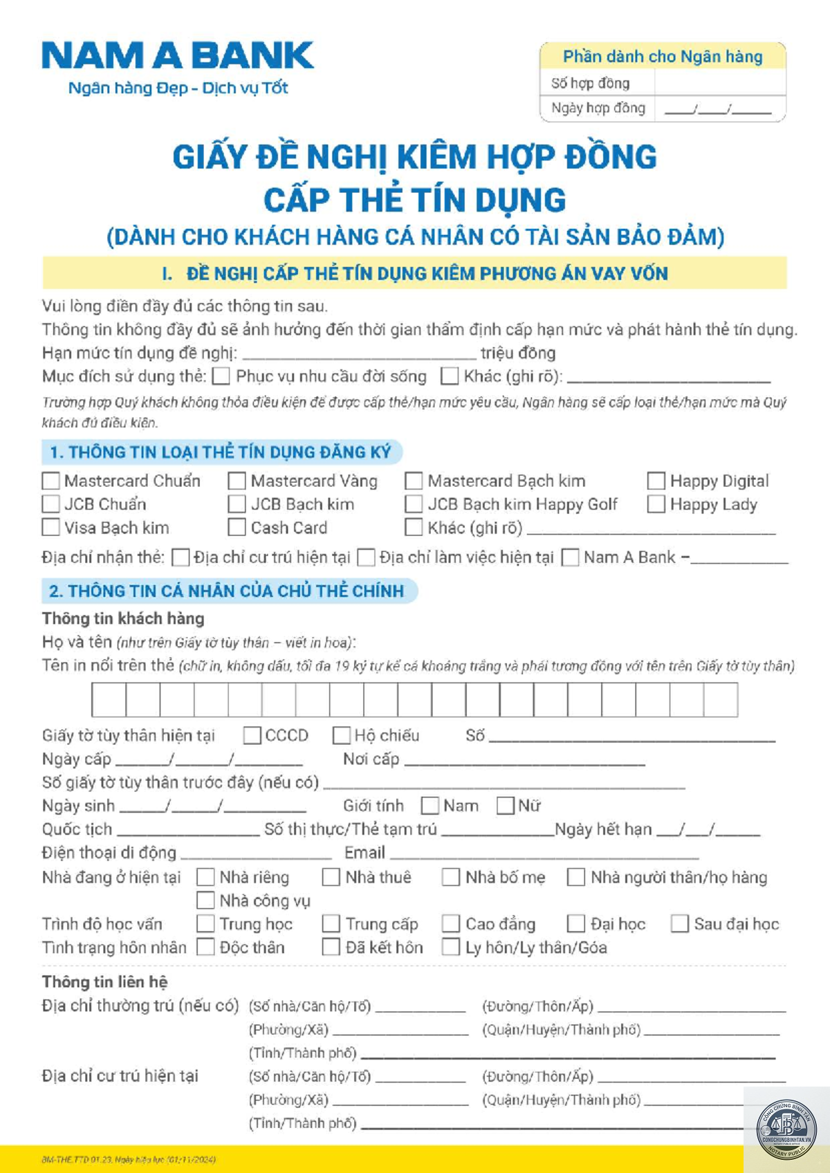 giấy tờ l&agrave;m thẻ t&iacute;n dụng - H&igrave;nh 2