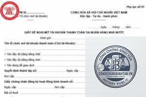 giấy tờ mở tài khoản ngân hàng