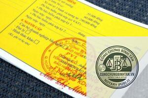 giấy tờ mua bảo hiểm xe máy