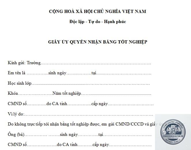 giấy tờ nhận bằng tốt nghiệp - H&igrave;nh 2