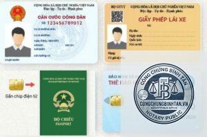 giấy tờ nhận dạng
