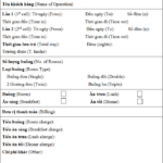 giấy tờ nhận ph&ograve;ng kh&aacute;ch sạn