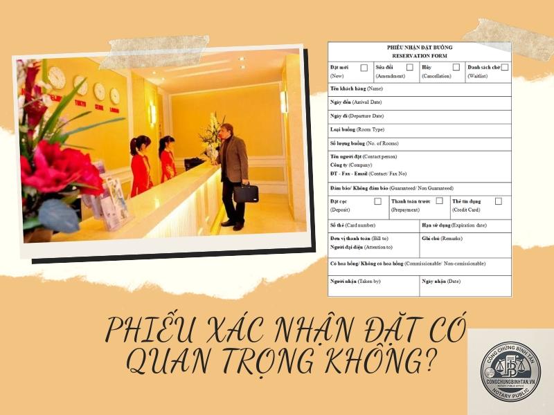 giấy tờ nhận ph&ograve;ng kh&aacute;ch sạn - H&igrave;nh 2