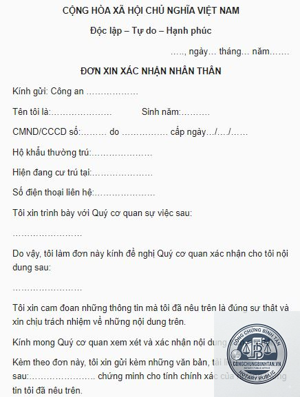 giấy tờ nhân thân là gì - Hình 2