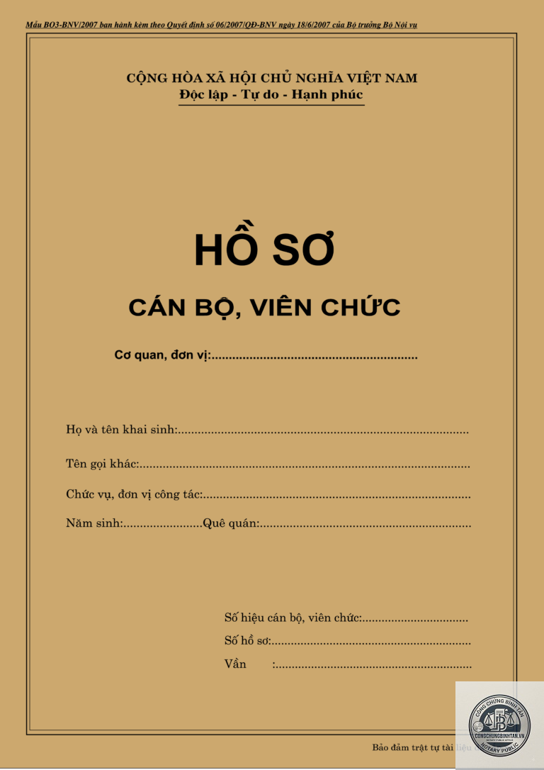 giấy tờ xin việc vi&ecirc;n chức - H&igrave;nh 2