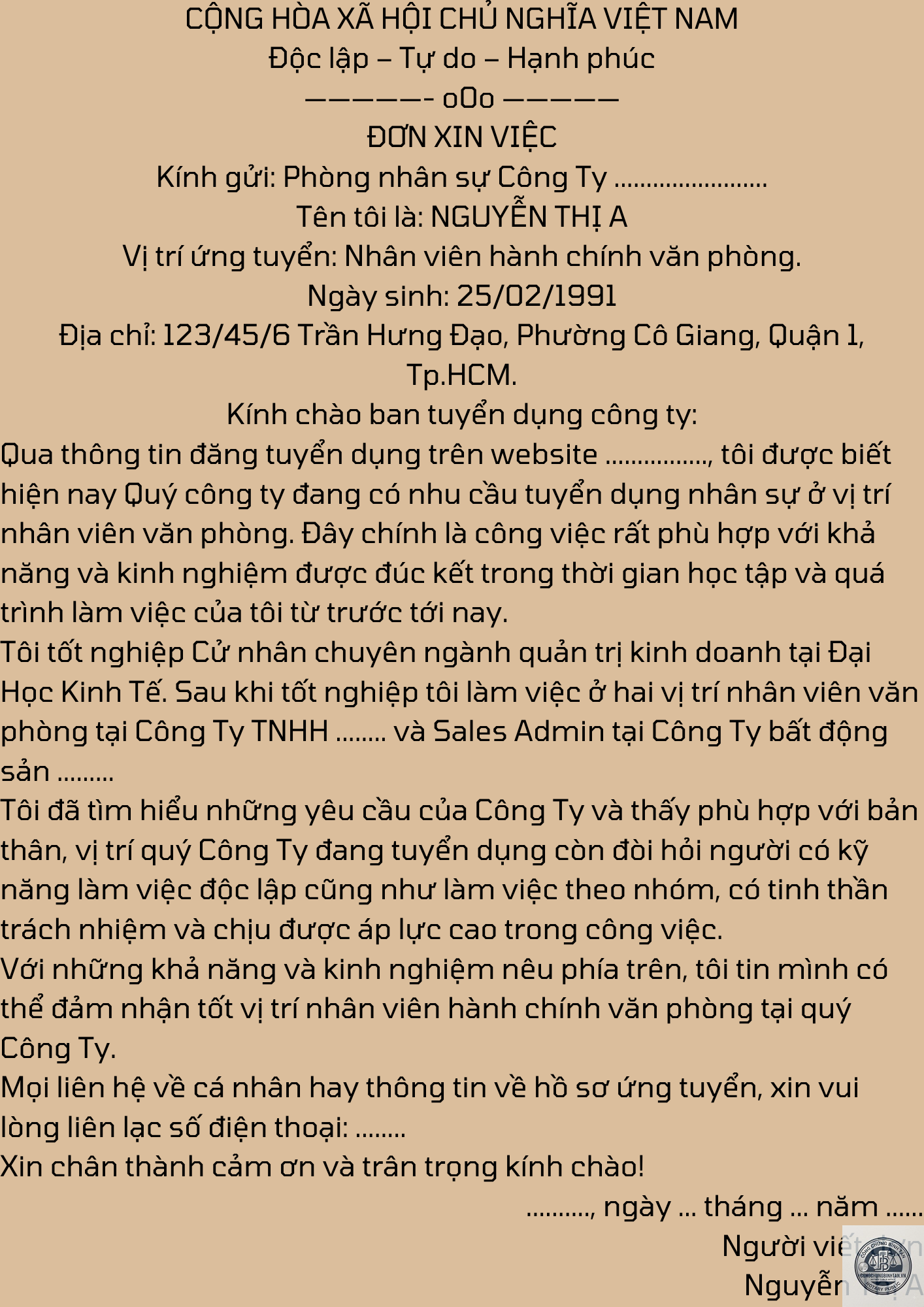 giấy tờ xin việc vi&ecirc;n chức - H&igrave;nh 5