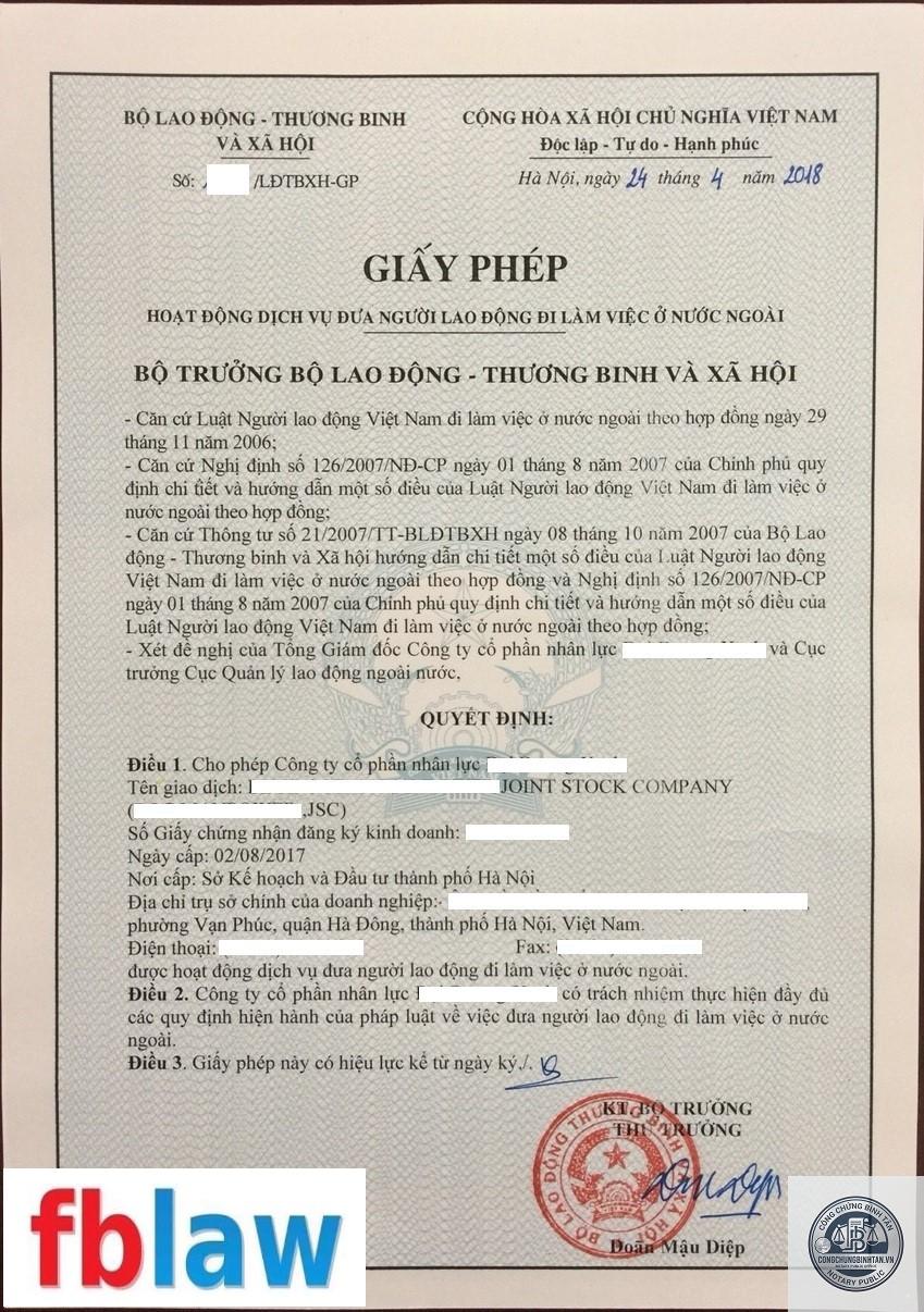 giấy tờ xuất khẩu lao động - Hình 3