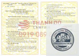 giấy tờ xuất khẩu lao động
