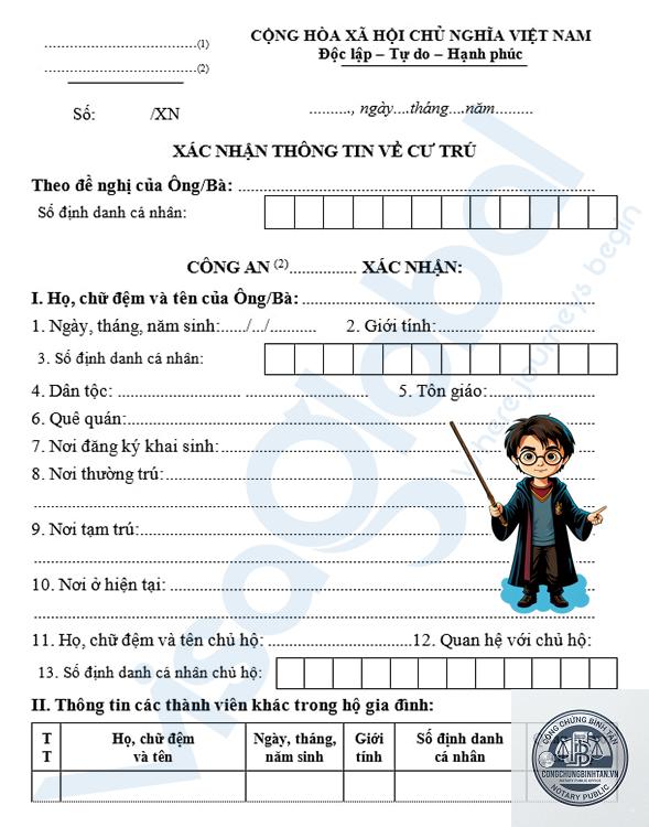 giấy x&aacute;c nhận cư tr&uacute; l&agrave;m hộ chiếu - H&igrave;nh 4