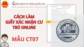 giấy xác nhận cư trú online - Hình 4