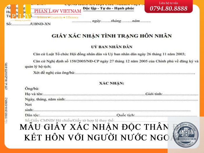 giấy x&aacute;c nhận độc th&acirc;n để kết h&ocirc;n - H&igrave;nh 4