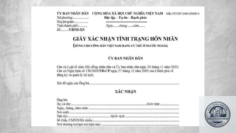 giấy x&aacute;c nhận độc th&acirc;n mua nh&agrave; - H&igrave;nh 3