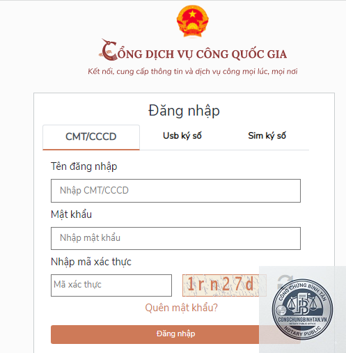 giấy xác nhận độc thân online