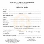 giấy x&aacute;c nhận lương
