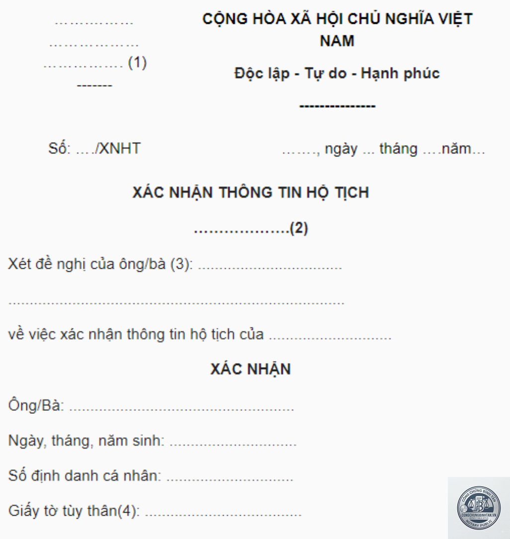 giấy x&aacute;c nhận ng&agrave;y th&aacute;ng năm sinh - H&igrave;nh 2