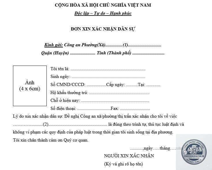 giấy xác nhận nhân sự - Hình 2