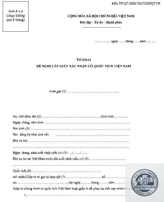 giấy xác nhận quốc tịch - Hình 4