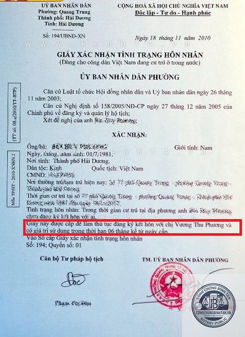 giấy x&aacute;c nhận t&igrave;nh trạng h&ocirc;n nh&acirc;n l&agrave; g&igrave; - H&igrave;nh 4