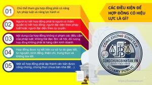 hiệu lực hợp đồng là gì