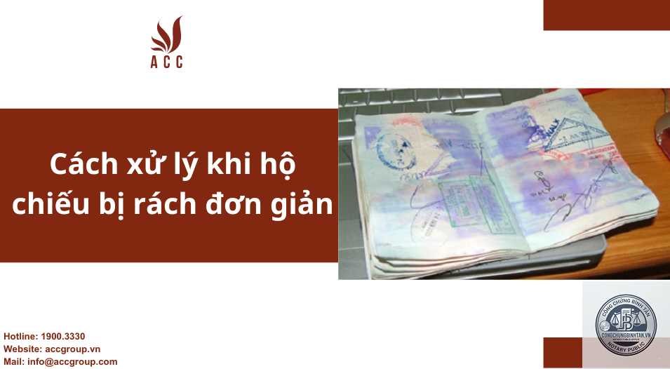 hộ chiếu bị rách có dùng được không