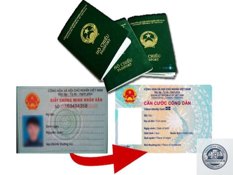hộ chiếu có cần đổi khi đổi căn cước