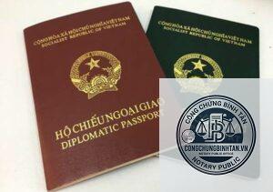 hộ chiếu công vụ