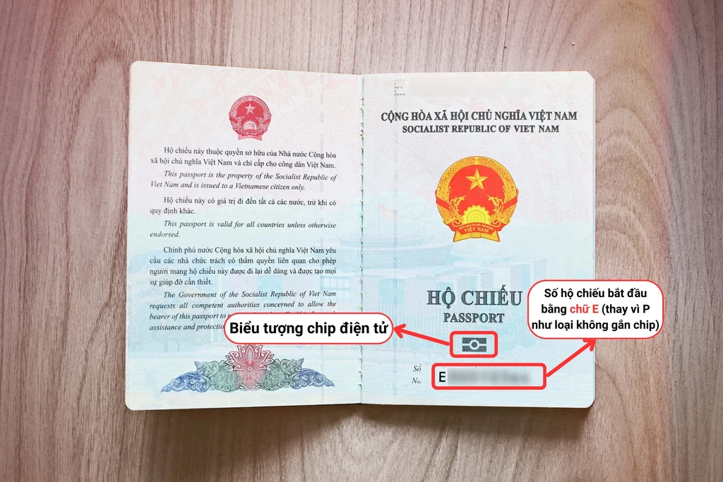 hộ chiếu không gắn chip - Hình 2