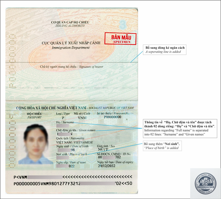 hộ chiếu phổ thông - Hình 2