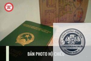 hộ chiếu photo có cần công chứng
