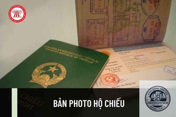 hộ chiếu photo có cần công chứng