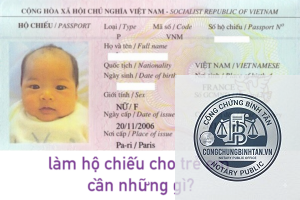 hộ chiếu trẻ em có thời hạn bao lâu