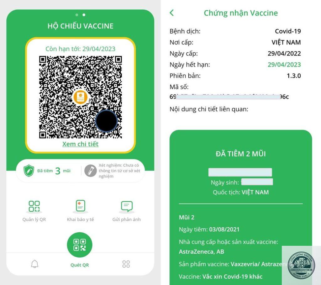 hộ chiếu vaccine