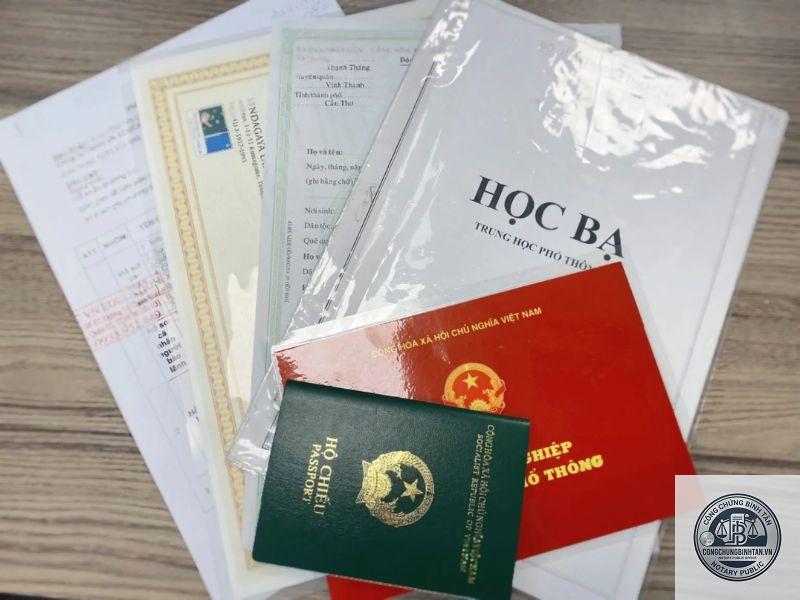 hồ sơ du học - H&igrave;nh 2