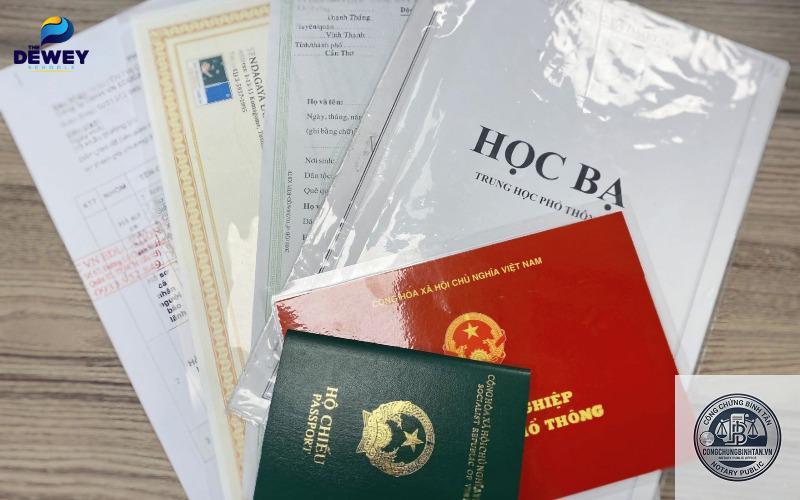 hồ sơ du học gồm những giấy tờ gì