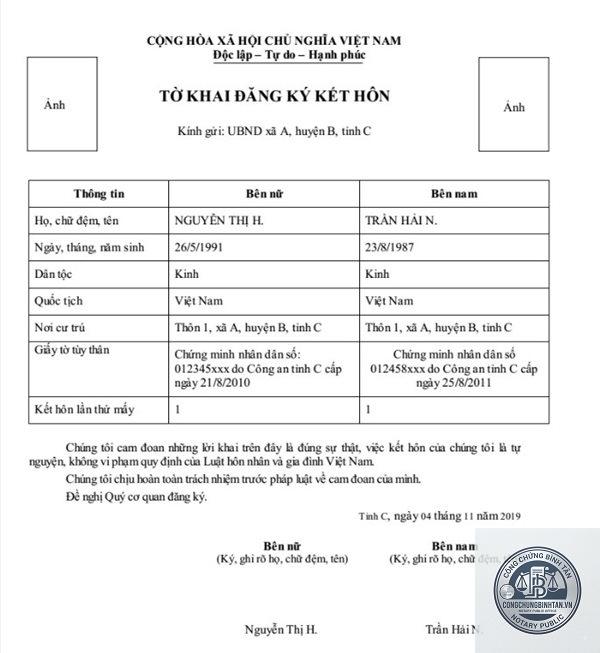 hồ sơ kết h&ocirc;n gồm những giấy tờ g&igrave; - H&igrave;nh 2