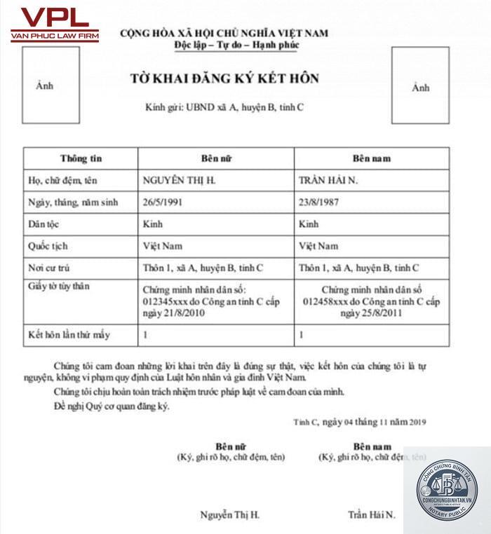 hồ sơ kết h&ocirc;n với người nước ngo&agrave;i - H&igrave;nh 3