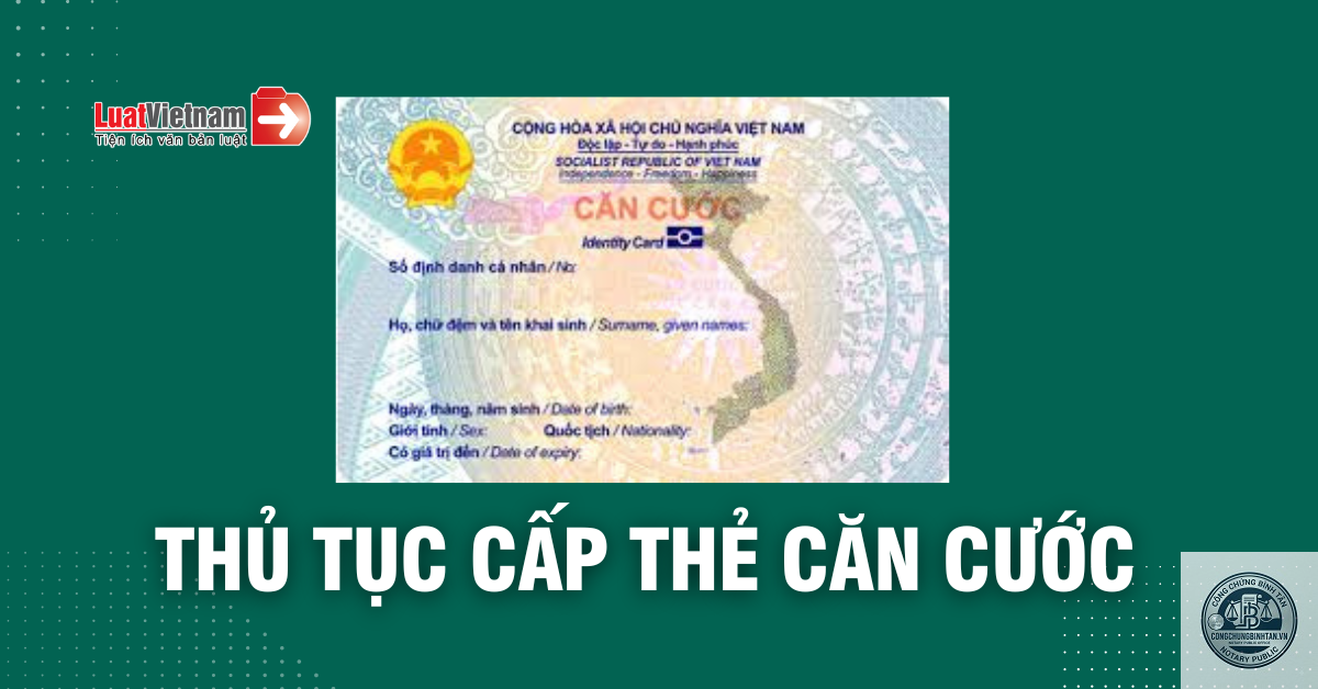 hồ sơ làm căn cước - Hình 1
