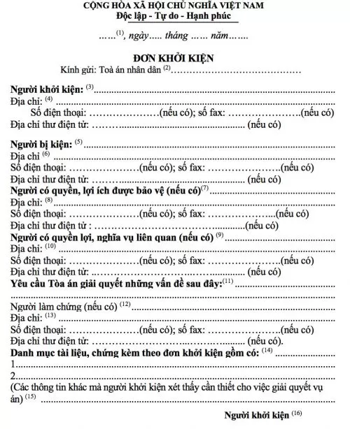 hồ sơ ly hôn gồm những giấy tờ gì
