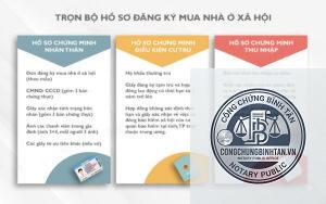 hồ sơ mua nhà gồm những giấy tờ gì